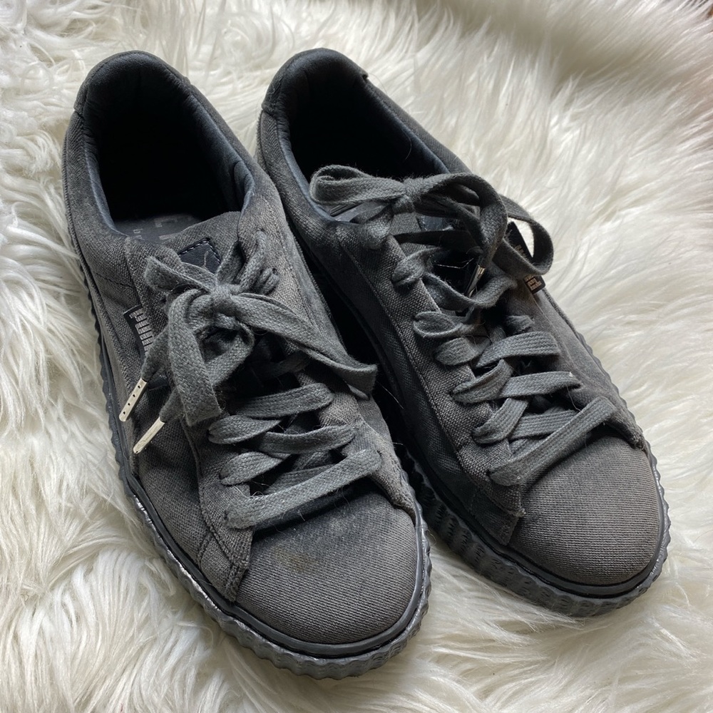 Puma Grey Platform Creeper